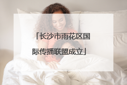 长沙市雨花区国际传播联盟成立