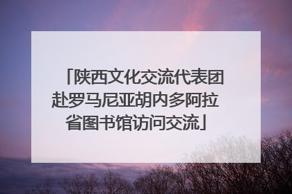 陕西文化交流代表团赴罗马尼亚胡内多阿拉省图书馆访问交流