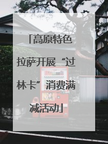 高原特色 拉萨开展“过林卡”消费满减活动