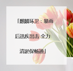 麒麟环卫：暴雨后迅疾出击 全力清淤保畅通