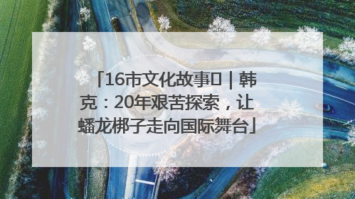 16市文化故事㊸｜韩克：20年艰苦探索，让蟠龙梆子走向国际舞台