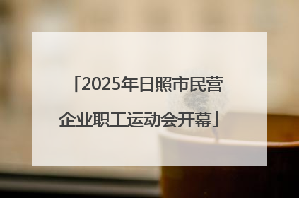 2025年日照市民营企业职工运动会开幕