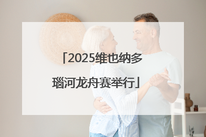 2025维也纳多瑙河龙舟赛举行