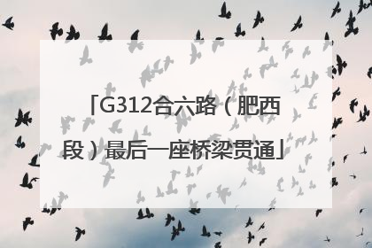 G312合六路（肥西段）最后一座桥梁贯通